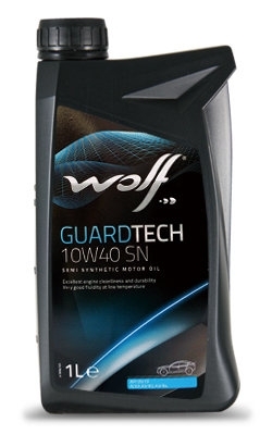 Масло моторное Wolf GuardTech 10W-40 SN, 1л